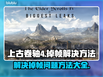 上古卷轴4掉帧？这些解决方法让你流畅玩耍！🔥🎮截图1