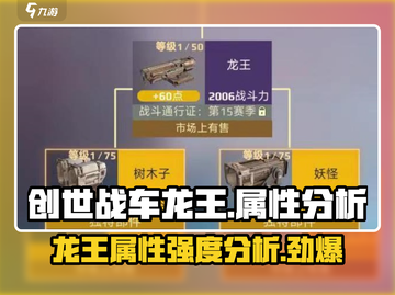 创世战车🔥龙王属性强度分析，绝对是神级存在！💥截图1