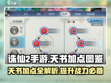 诛仙2手游天书加点图鉴🔥助你战力飙升！截图1