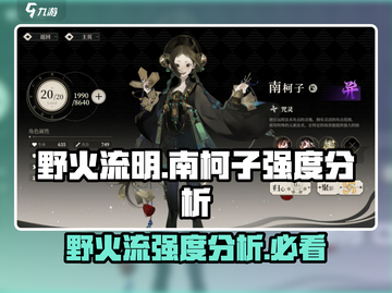 野火流明南柯子强度爆表🔥游戏玩家必看！截图1