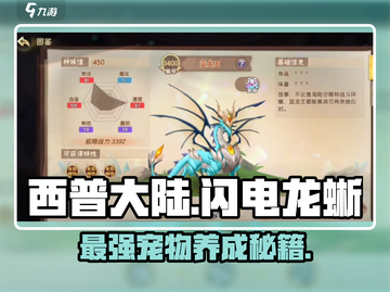 西普大陆手游🔥闪电龙蜥超强攻略⚡必看截图1
