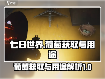 七日世界💥葡萄获取全攻略🍇玩家必看！截图1