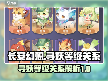 长安幻想🔥寻妖等级关系大揭秘！💡截图1
