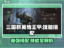 三国群英传王平玩法🔥技能搭配让你称霸一方！