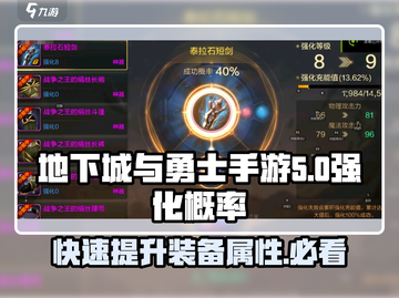 地下城与勇士手游✨强化概率大揭秘，轻松提升成功率！截图1