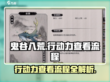 鬼谷八荒行动力在哪看？手游玩家必知🔥截图1