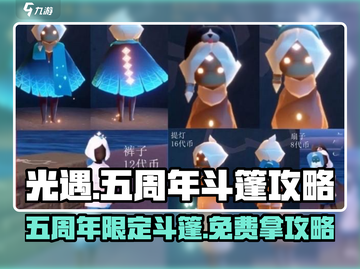 光遇五周年⚡免费斗篷获取攻略来了！快人一步拿下🎁截图1