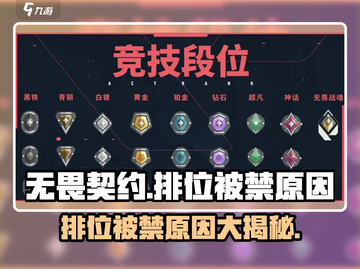 无畏契约排位被禁🔥游戏账号永久封停原因大曝光！截图1