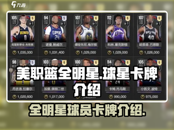 美职篮全明星手游🔥球星卡牌大揭秘！🏀截图1