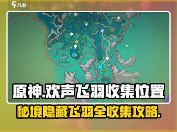 原神⚡赐福森林欢声飞羽位置全攻略✨截图1