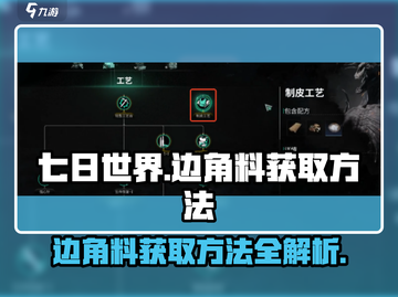 七日世界🔥边角料获取秘籍💎新手必看！截图1