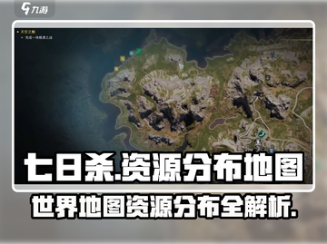 七日世界🔥资源地图全揭秘！玩家必看💥截图1
