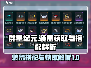 群星纪元✨装备搭配与获取攻略，玩家必看！截图1