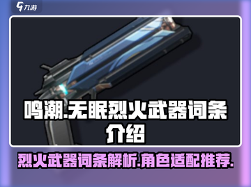 鸣潮⚡无眠烈火武器超强词条解析与适配角色推荐！🔥截图1