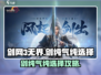 《剑网3无界》剑纯气纯选哪个？🔥