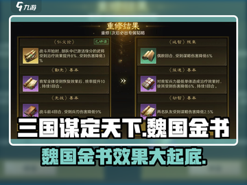 三国谋定天下🔥魏国金书效果大起底！截图1