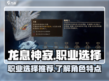 龙息神寂🔥职业选择推荐，玩手游必看！截图1