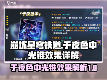 崩坏星穹铁道：于夜色中光锥效果大揭秘✨截图1