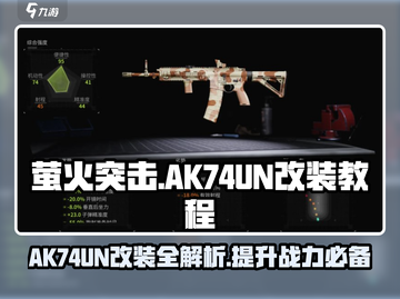萤火突击AK74UN改装🔥配件精选指南/Game名必备！截图1