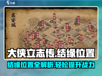 大侠立志传🔥全地图结缘位置汇总📍截图1