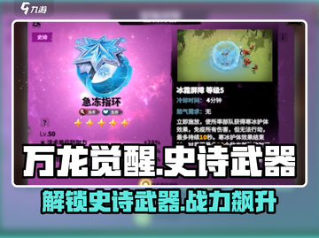 万龙觉醒🔥史诗武器大起底，玩家必看！截图1