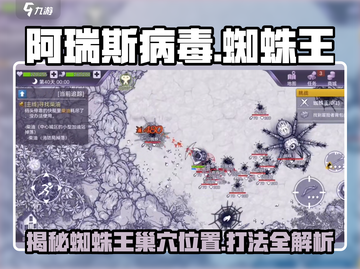 阿瑞斯病毒🔥蜘蛛王巢穴位置打法全攻略！🕷截图1