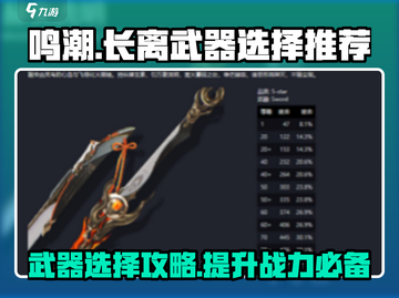 鸣潮⚡长离最强武器搭配推荐！✨截图1