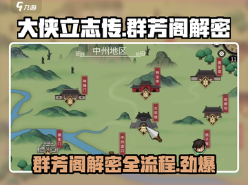大侠立志传🔥群芳阁解密全流程攻略来啦！截图1
