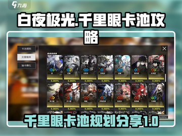 白夜极光✨千里眼卡池必出规划攻略来啦！截图1
