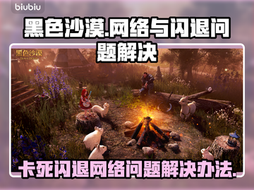 黑色沙漠🔥卡死闪退？网络问题这样解决！截图1