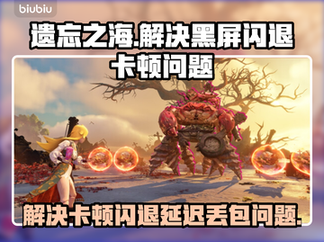 遗忘之海黑屏闪退？卡顿延迟丢包解决秘籍💥🔥截图1