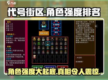 代号街区🔥角色强度大起底！游戏党必看🚀截图1