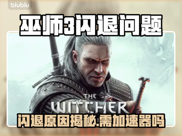 🎮巫师3闪退元凶竟是它？加速器来救场！截图1