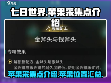 七日世界🍎采集点大揭秘！苹果位置全在这截图1