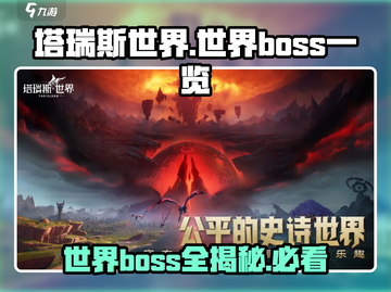 塔瑞斯世界🔥超全世界BOSS图鉴来了！快来看看都有谁截图1