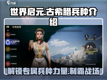 世界启元🔥古希腊专属兵种大揭秘！😍截图1