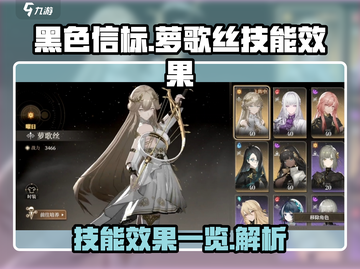 黑色信标🔥萝歌丝技能效果全揭秘！🎮截图1