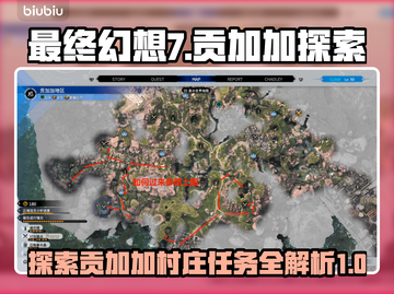 最终幻想7重生！贡加加村任务全攻略🔥✨截图1