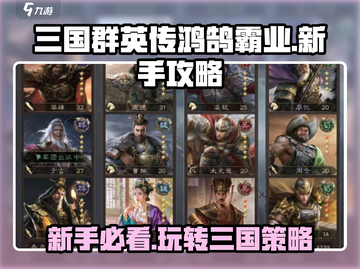 三国群英传鸿鹄霸业🔥新手必看！独家攻略助你称霸🎉截图1