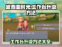 《波西亚时光》手游工作台升级秘籍💥