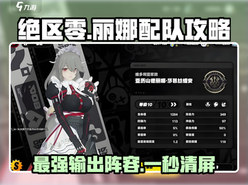 绝区零🔥丽娜最强配队阵容推荐！💥截图1
