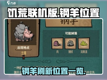 饥荒联机版🔥钢羊位置全揭秘！💎截图1