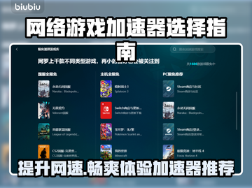 网游加速器怎么选？🔥必备推荐，玩转全球游戏🎉截图1