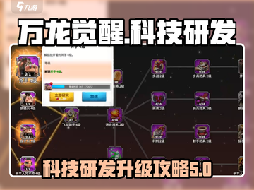 万龙觉醒🔥科技研发快速升级攻略✨截图1