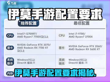 🎮伊莫手游配置要求曝光！低配也能玩？截图1