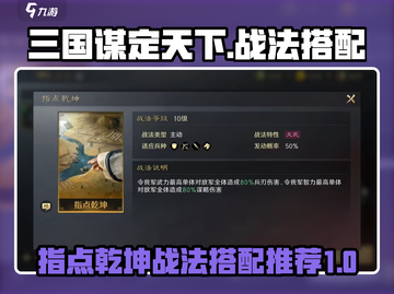三国谋定天下🔥指点乾坤战法搭配推荐🎉截图1