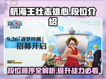 航海王壮志雄心🔥段位顺序全解析！💎截图1