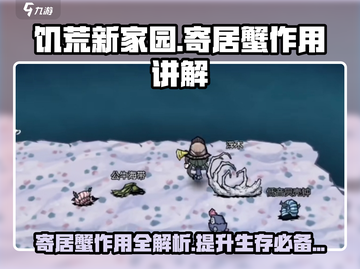 饥荒新家园：寄居蟹居然这么厉害！🦀快来看看作用讲解截图1