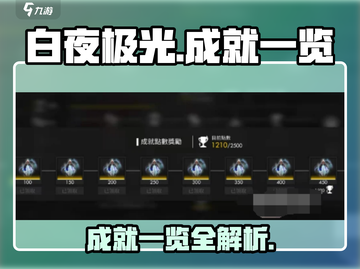 白夜极光成就全解锁🔥游戏党必看！截图1