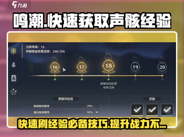 鸣潮⚡快速刷声骸经验秘籍💥游戏党必看！截图1